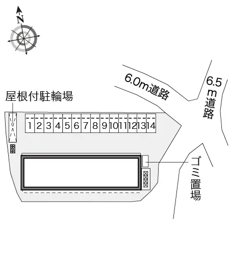 ★手数料０円★加東市梶原　月極駐車場（LP）